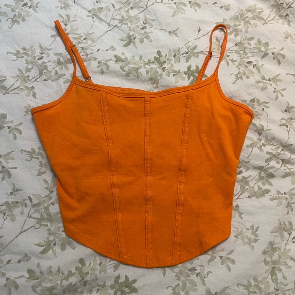 Hollister Orange Camisole Crop Top